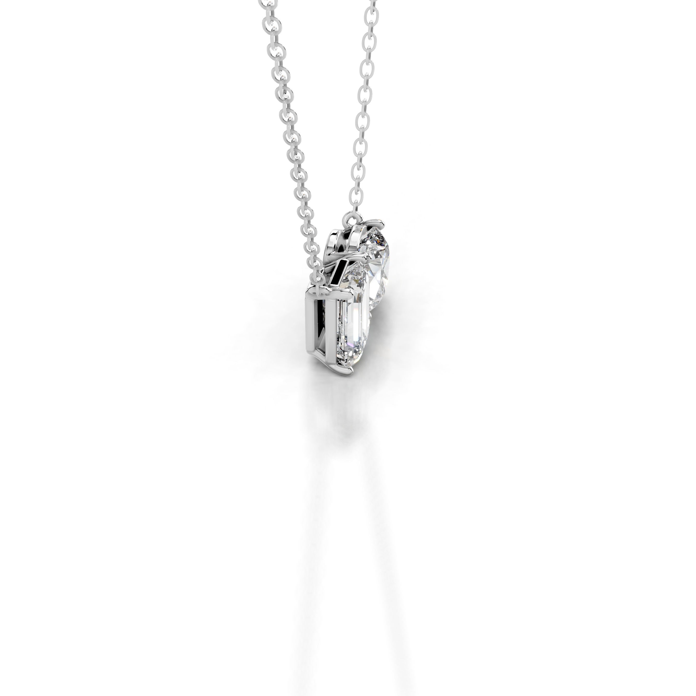 Sloane Diamond Pendant - 14K White Gold