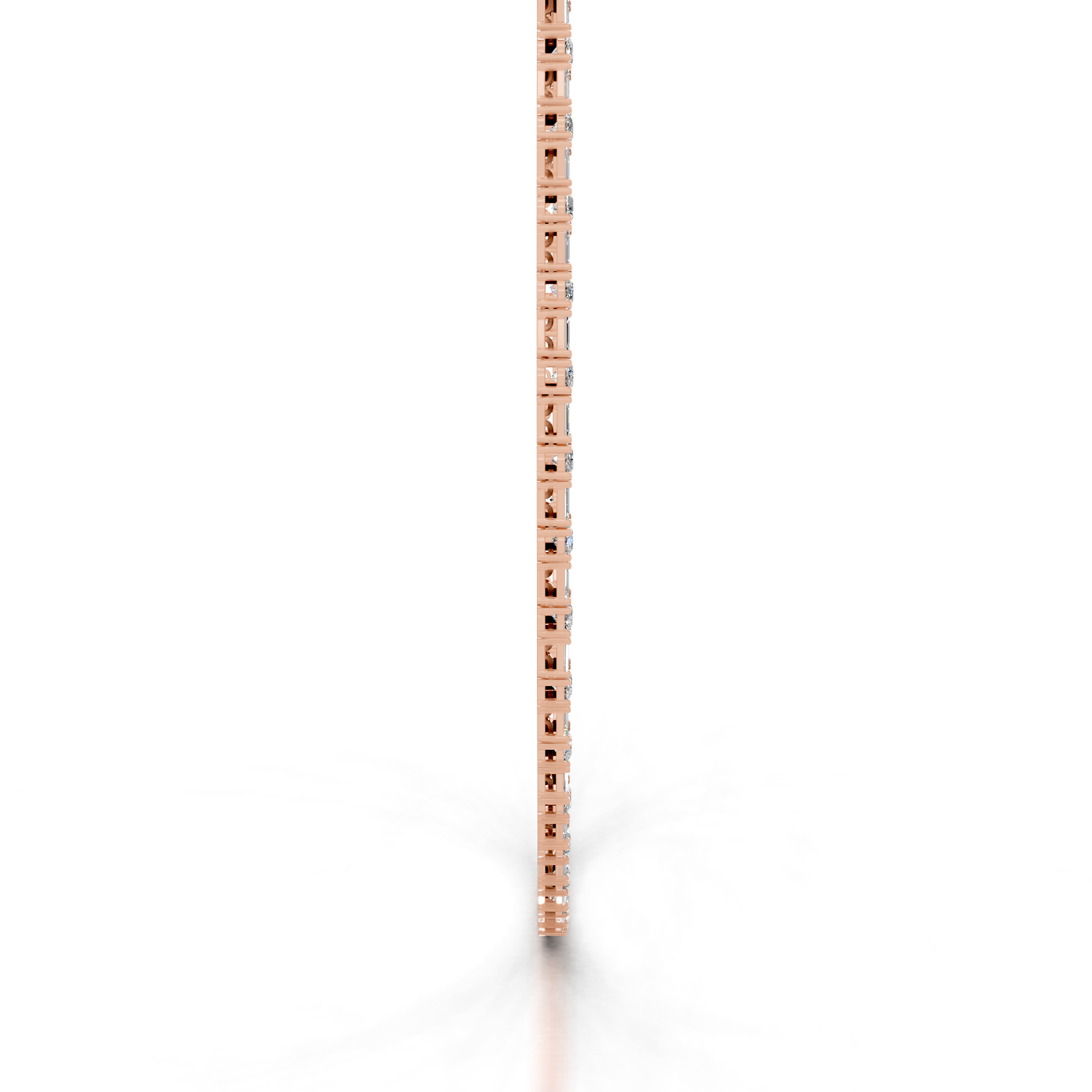 Isadora Diamond Tennis Collier   (15 Carat) -14K Rose Gold