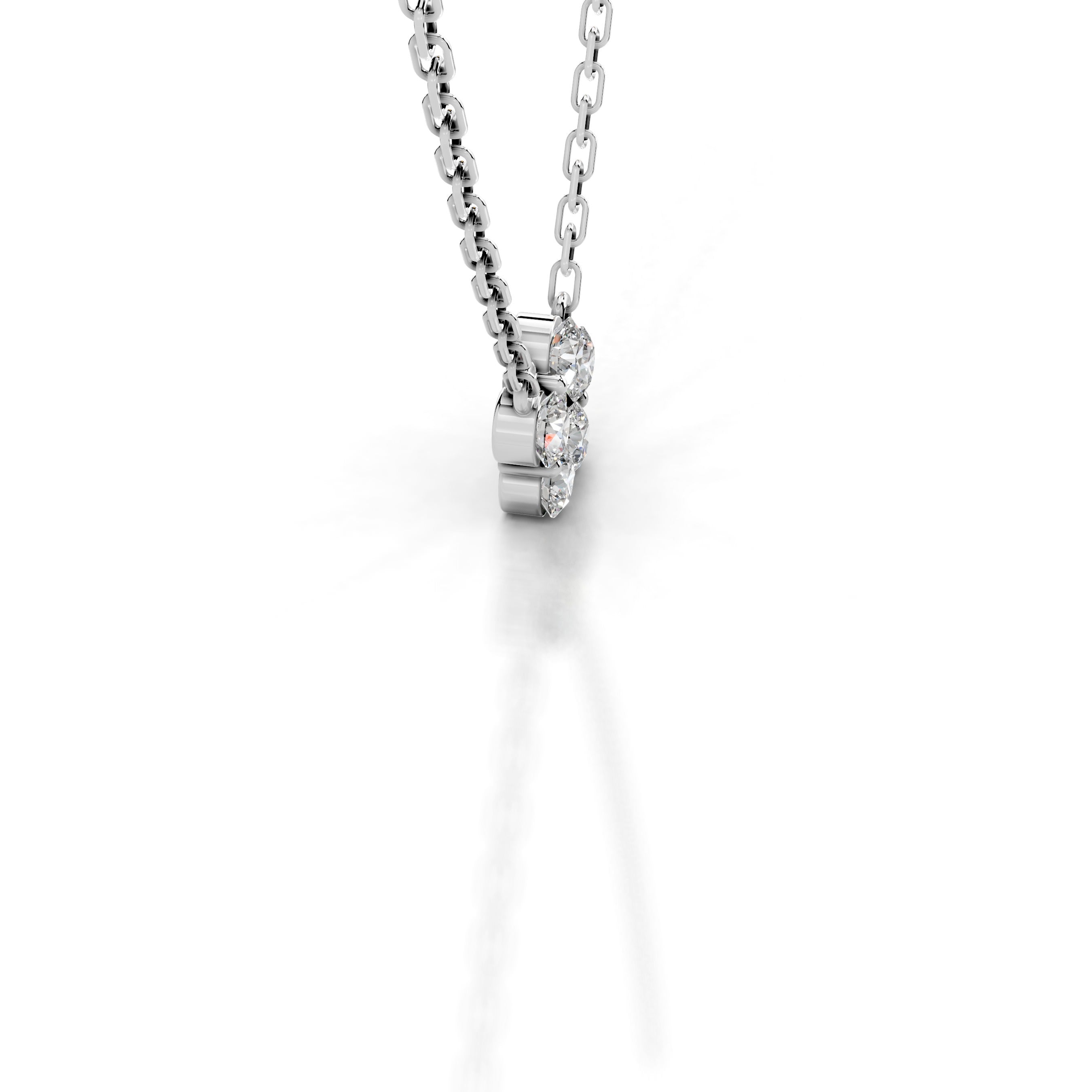 Bonnie Lab Grown Diamond Pendant - 14K White Gold