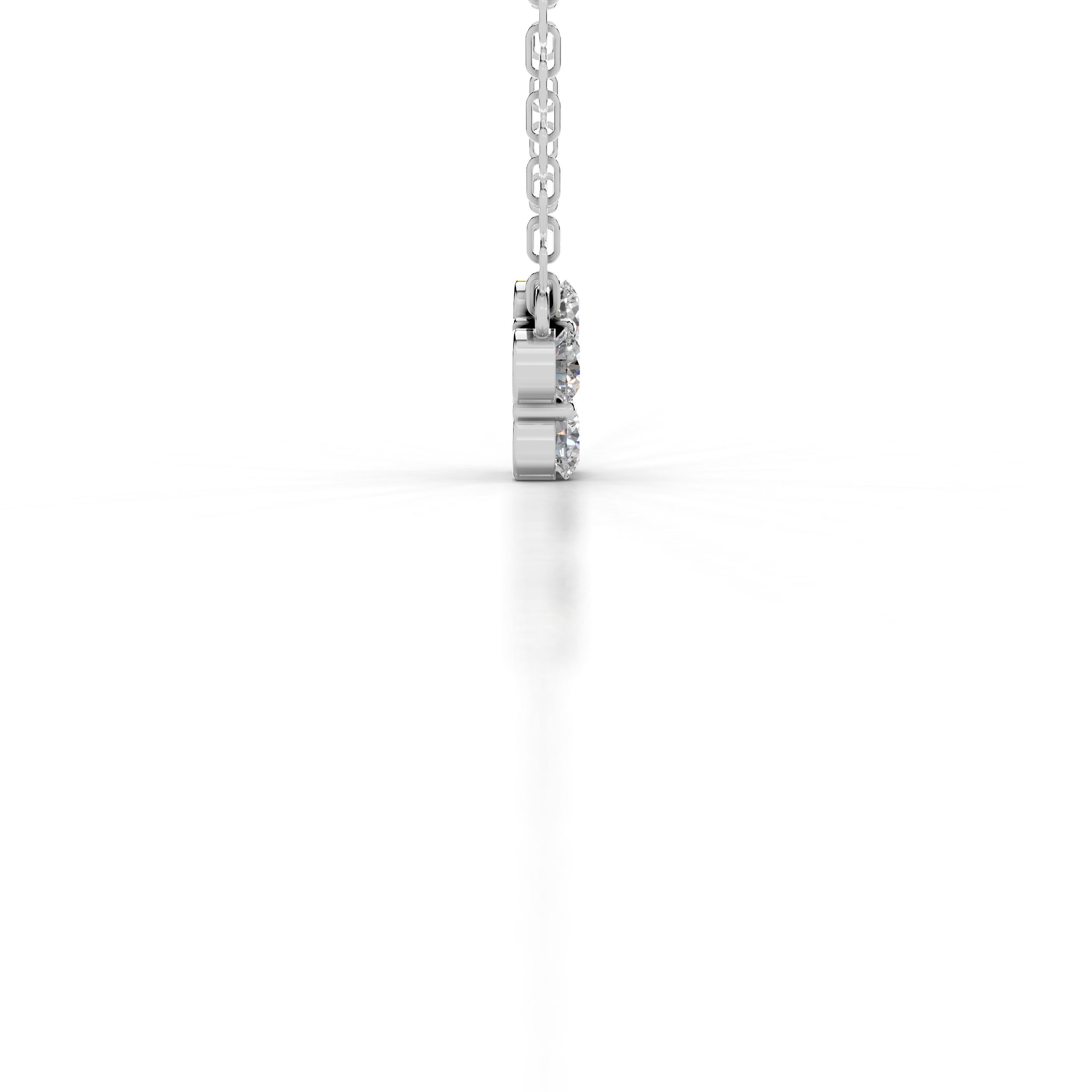 Bonnie Lab Grown Diamond Pendant - 14K White Gold