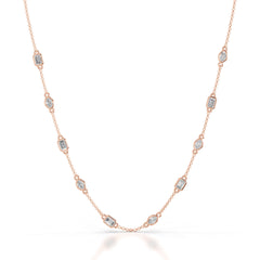 Leonie Lab Grown Diamond Collier - 14K Rose Gold