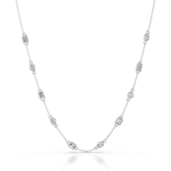 Leonie Lab Grown Diamond Collier - 18K White Gold