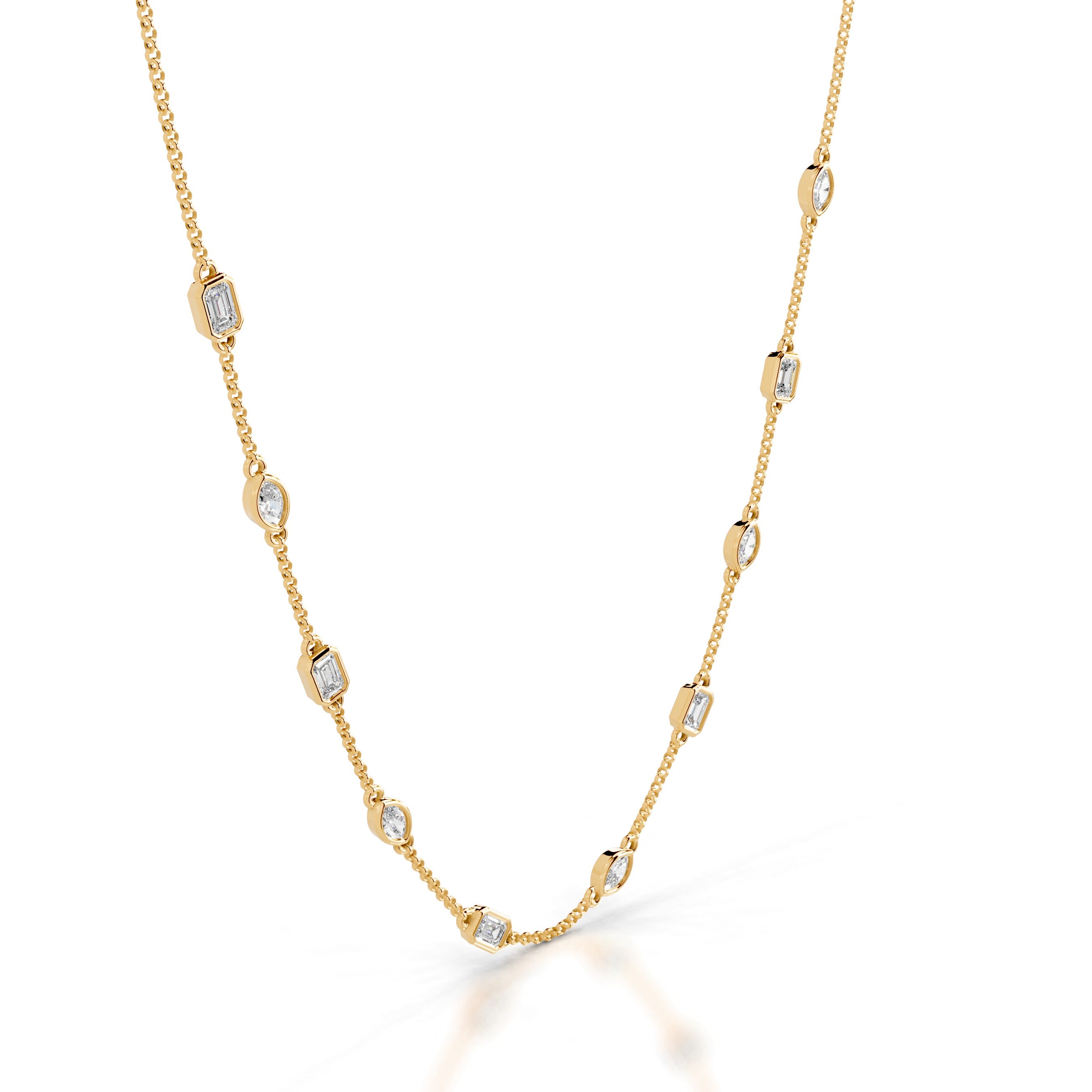 Leonie Lab Grown Diamond Collier - 18K Yellow Gold