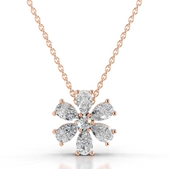 Nova Diamond Pendant (1.70 Carat) -14K Rose Gold