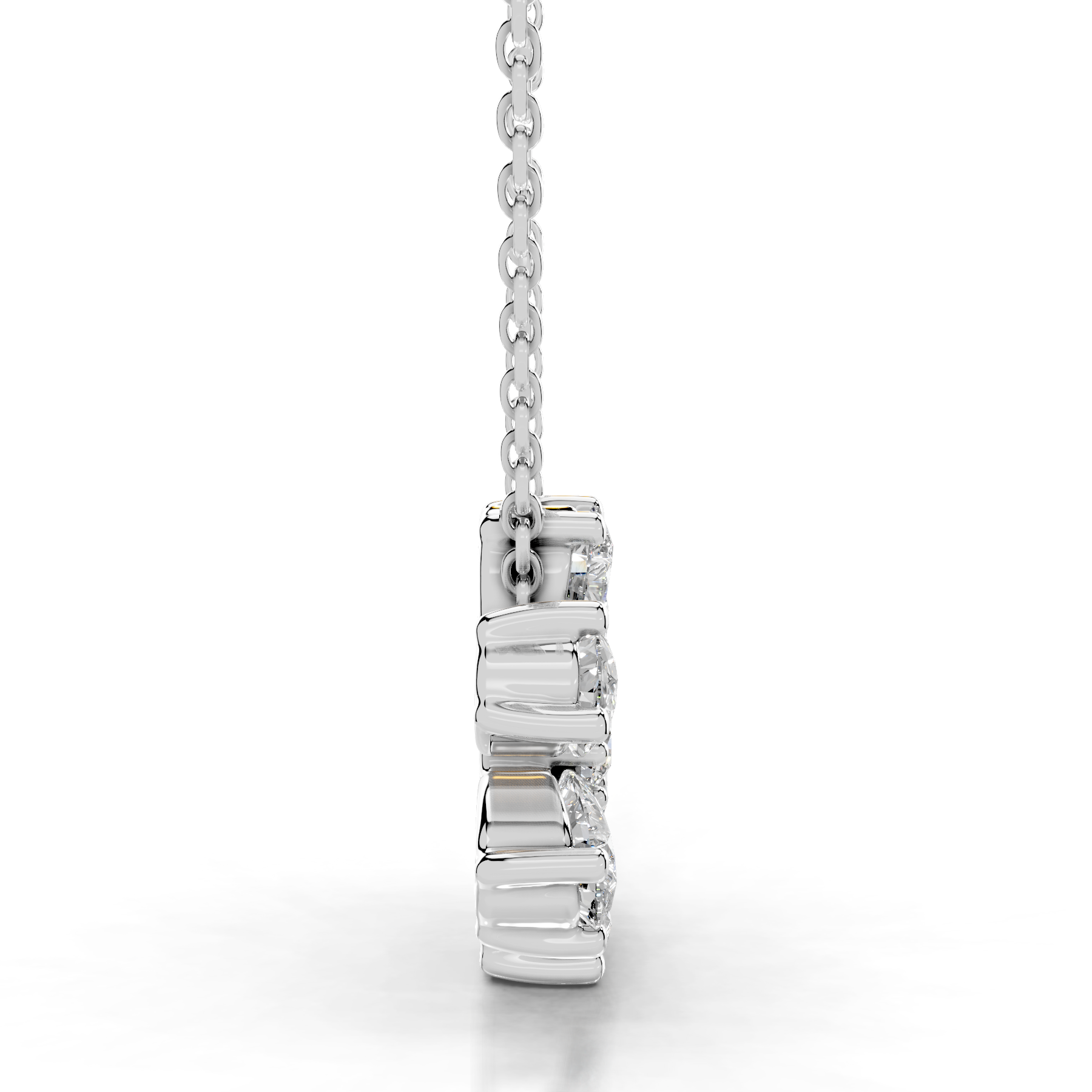 Nova Lab Grown Diamond Pendant   (1.70 Carat) -14K White Gold