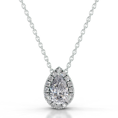 Chantal Diamond Pendant (1.2 Carat) -14K White Gold