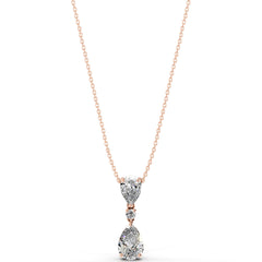 Desiree Lab Grown Diamond Pendant - 14K Rose Gold