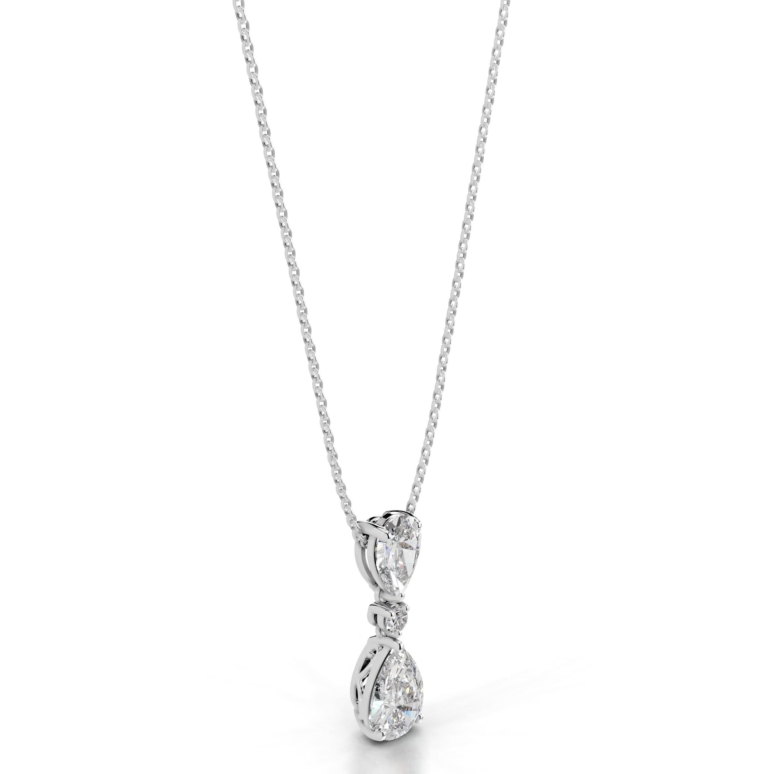 Desiree Lab Grown Diamond Pendant - 14K White Gold