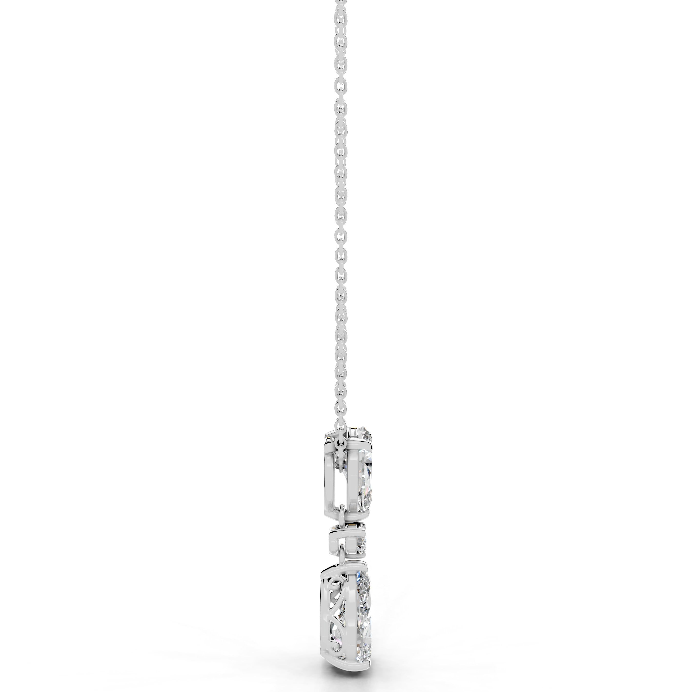 Desiree Lab Grown Diamond Pendant - 14K White Gold