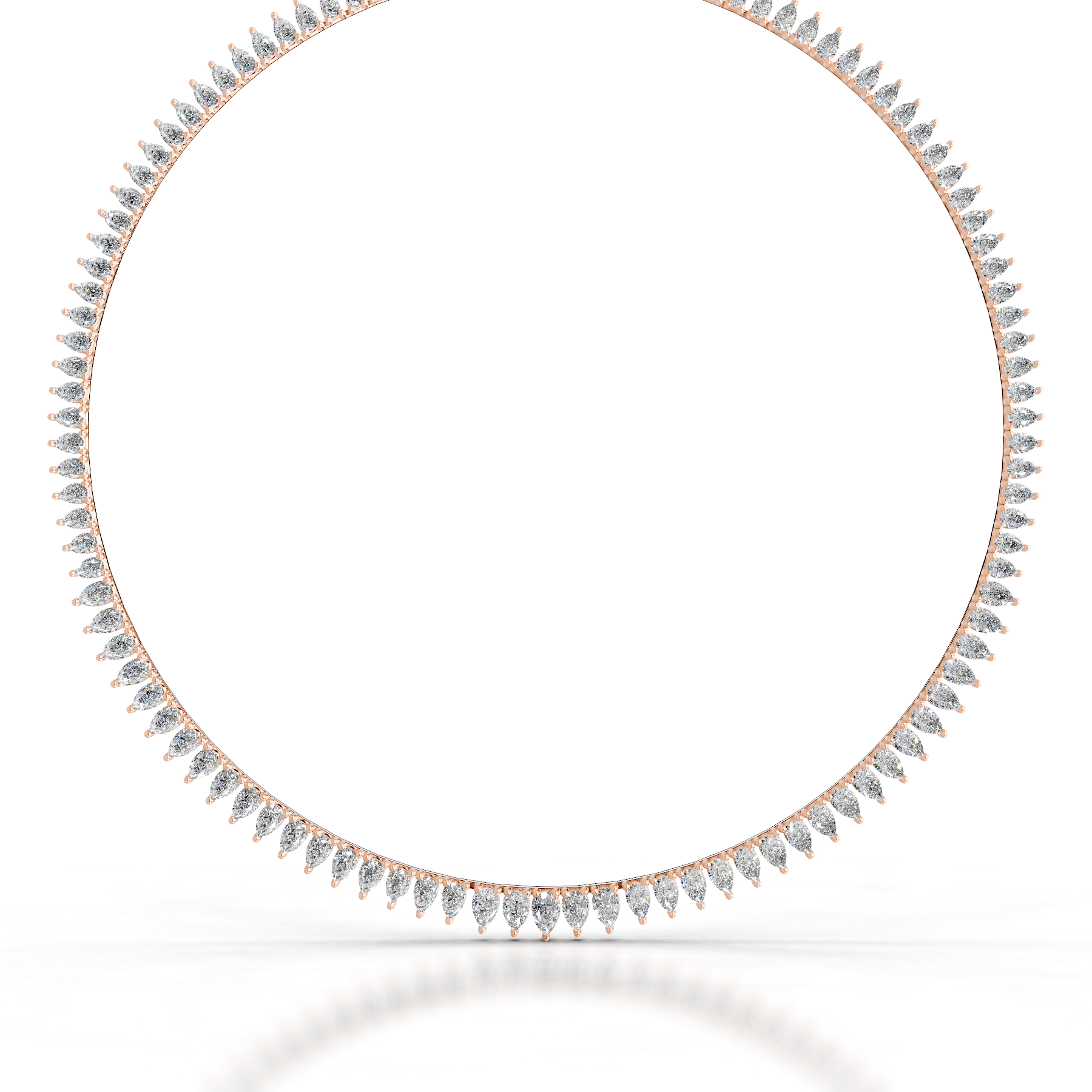 Ayanna Diamond Collier  (15 Carat) -14K Rose Gold