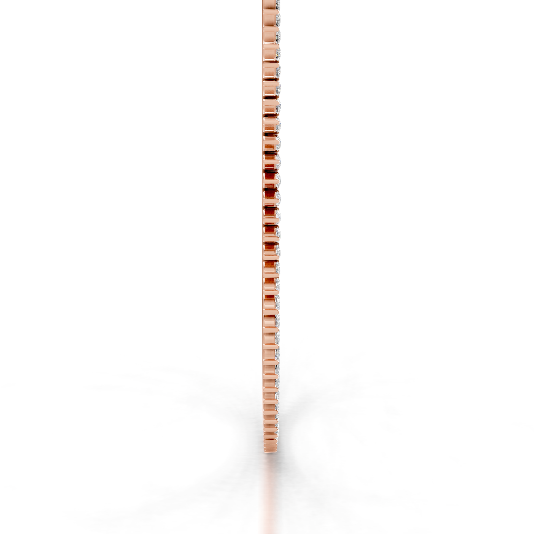 Ayanna Diamond Collier  (15 Carat) -14K Rose Gold