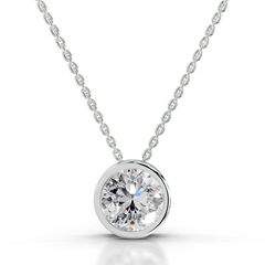 Beyonce Diamond Pendant (2 Carat) -14K White Gold