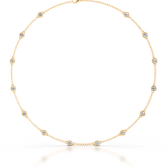 Tamira Diamond Collier (3 Carat) -18K Yellow Gold