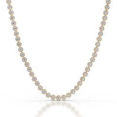 Gaynelle Lab Grown Diamond Tennis Collier (10 Carat) -18K Yellow Gold