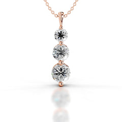 Mekell Lab Grown Diamond Pendant - 14K Rose Gold