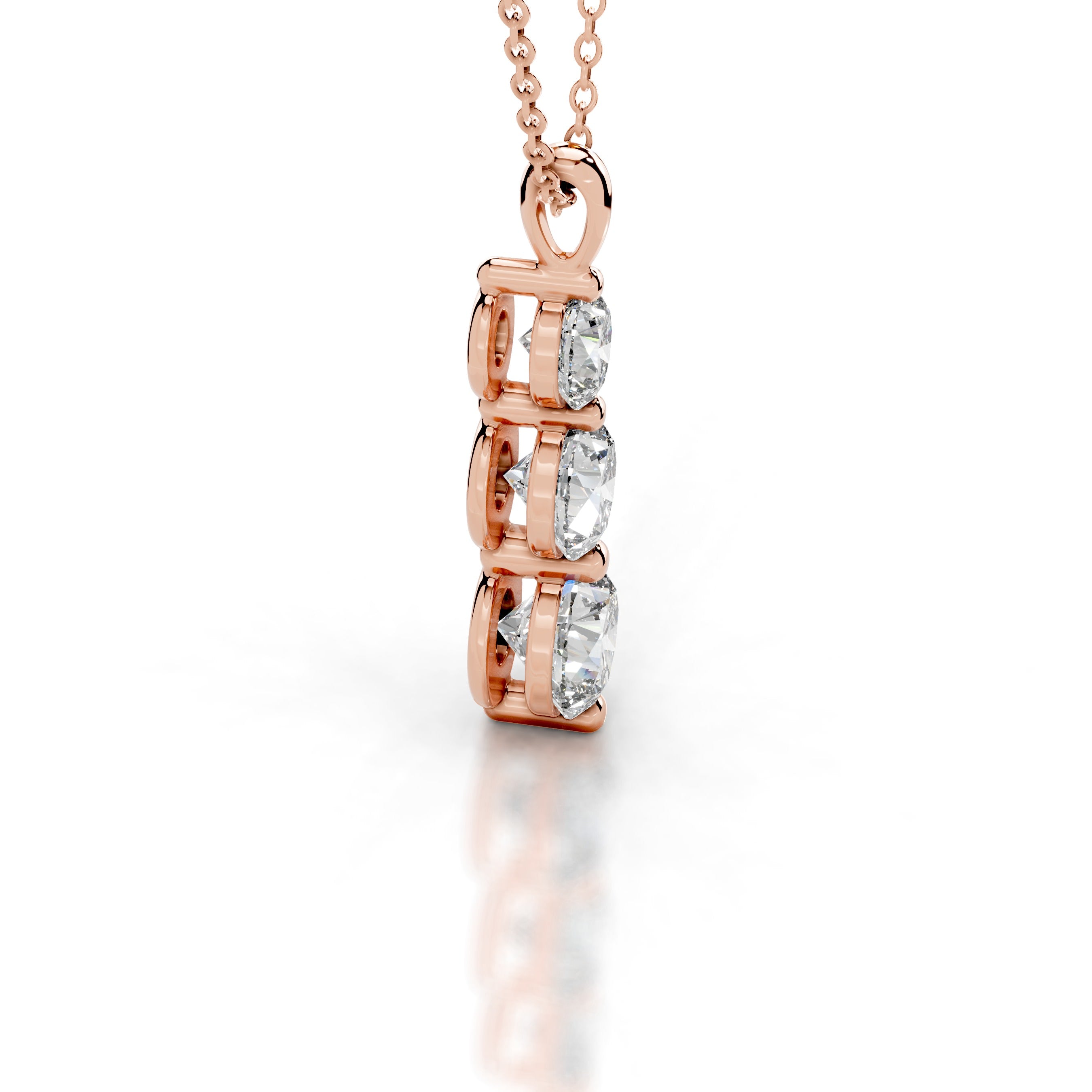 Mekell Diamond Pendant - 14K Rose Gold