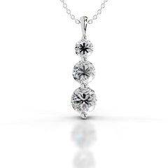 Mekell Lab Grown Diamond Pendant - 18K White Gold
