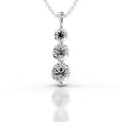 Mekell Diamond Pendant - 18K White Gold