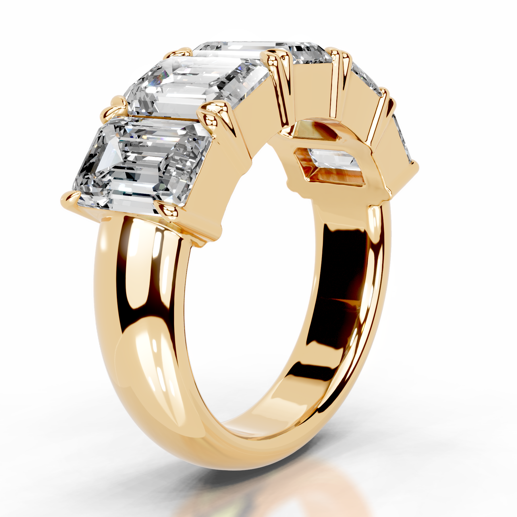 Shandra Diamond Wedding Ring   (2.5 Carat) -18K Yellow Gold