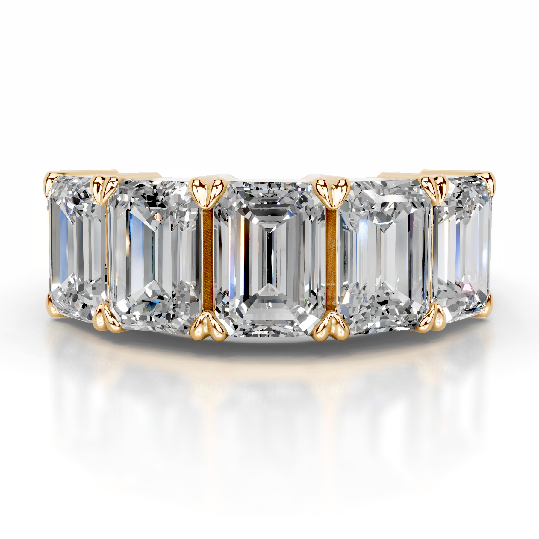 Shandra Diamond Wedding Ring   (2.5 Carat) -18K Yellow Gold