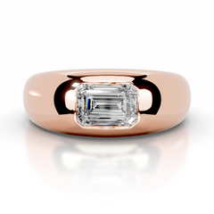 Amari Diamond Engagement Ring (1 Carat) -14K Rose Gold