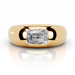 Amari Lab Grown Diamond Ring (1 Carat) -18K Yellow Gold