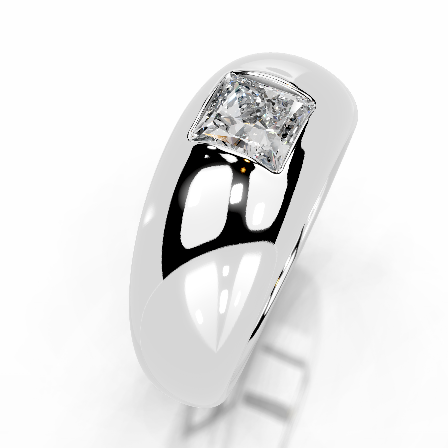 Aaliyah Diamond Engagement Ring   (1 Carat) -Platinum