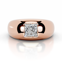 Aaliyah Lab Grown Diamond Ring (1 Carat) -14K Rose Gold