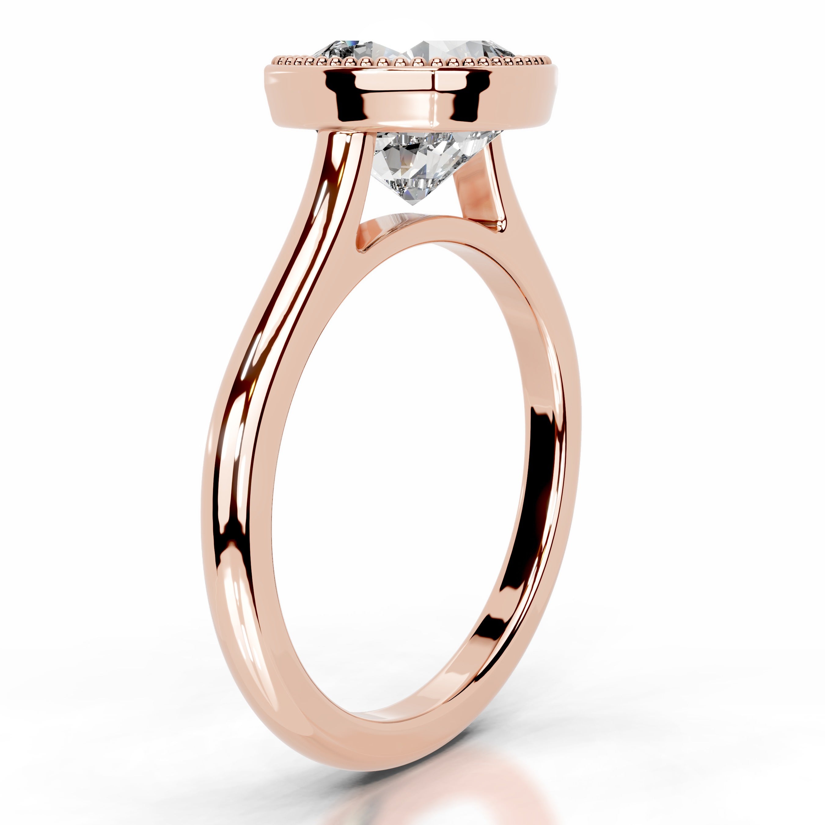 Matilda Diamond Engagement Ring - 14K Rose Gold