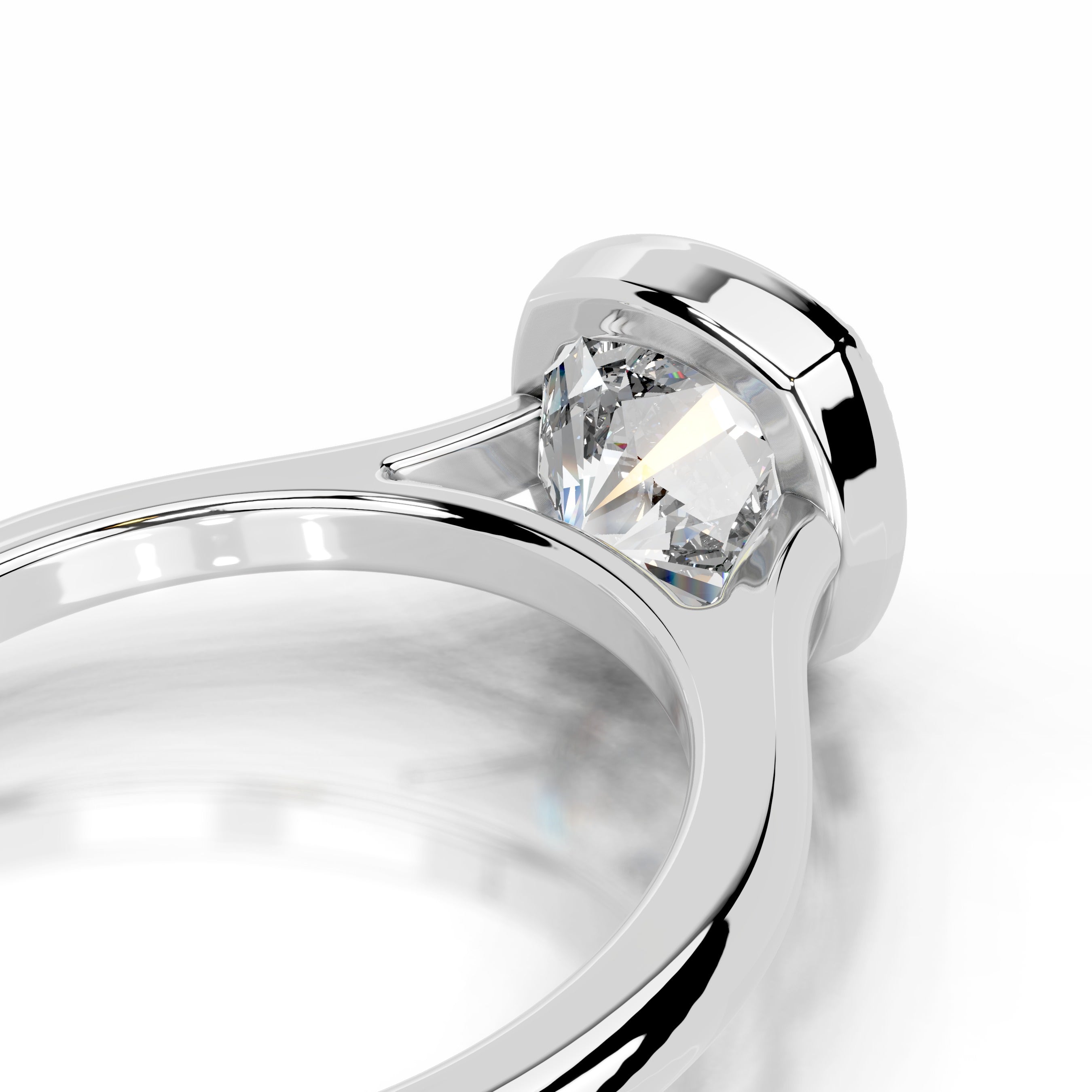 Matilda Diamond Engagement Ring - Platinum