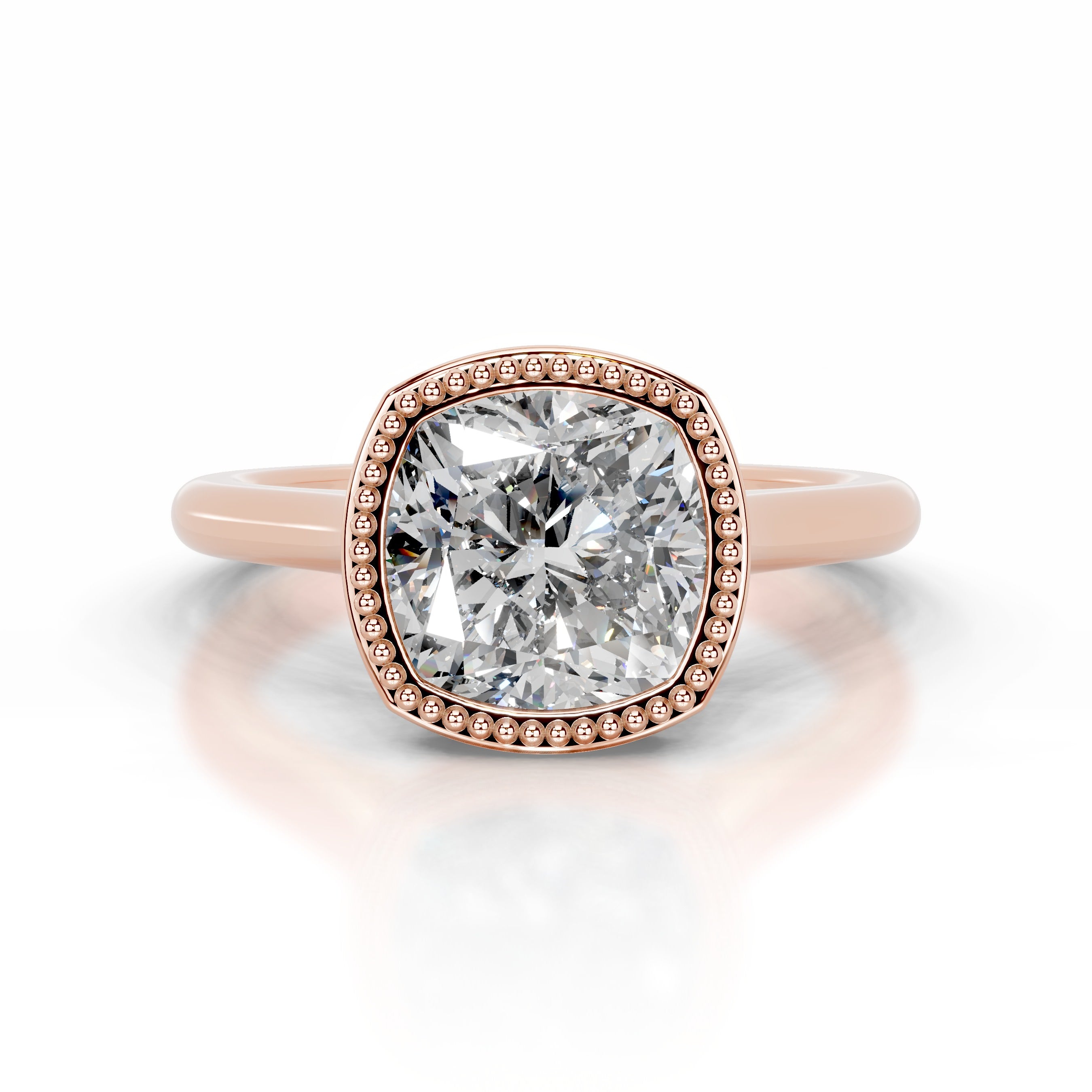 Matilda Diamond Engagement Ring - 14K Rose Gold