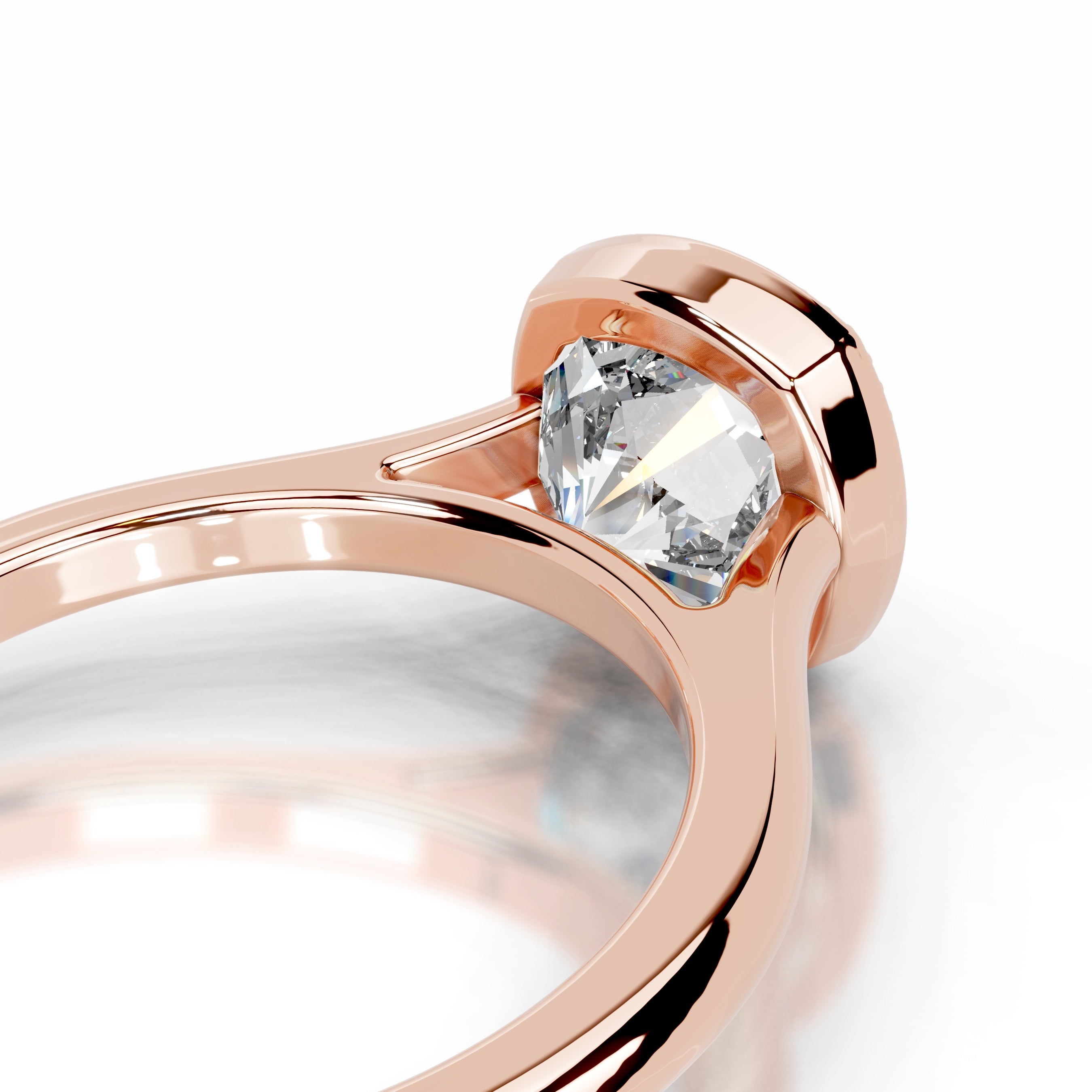 Matilda Diamond Engagement Ring - 14K Rose Gold