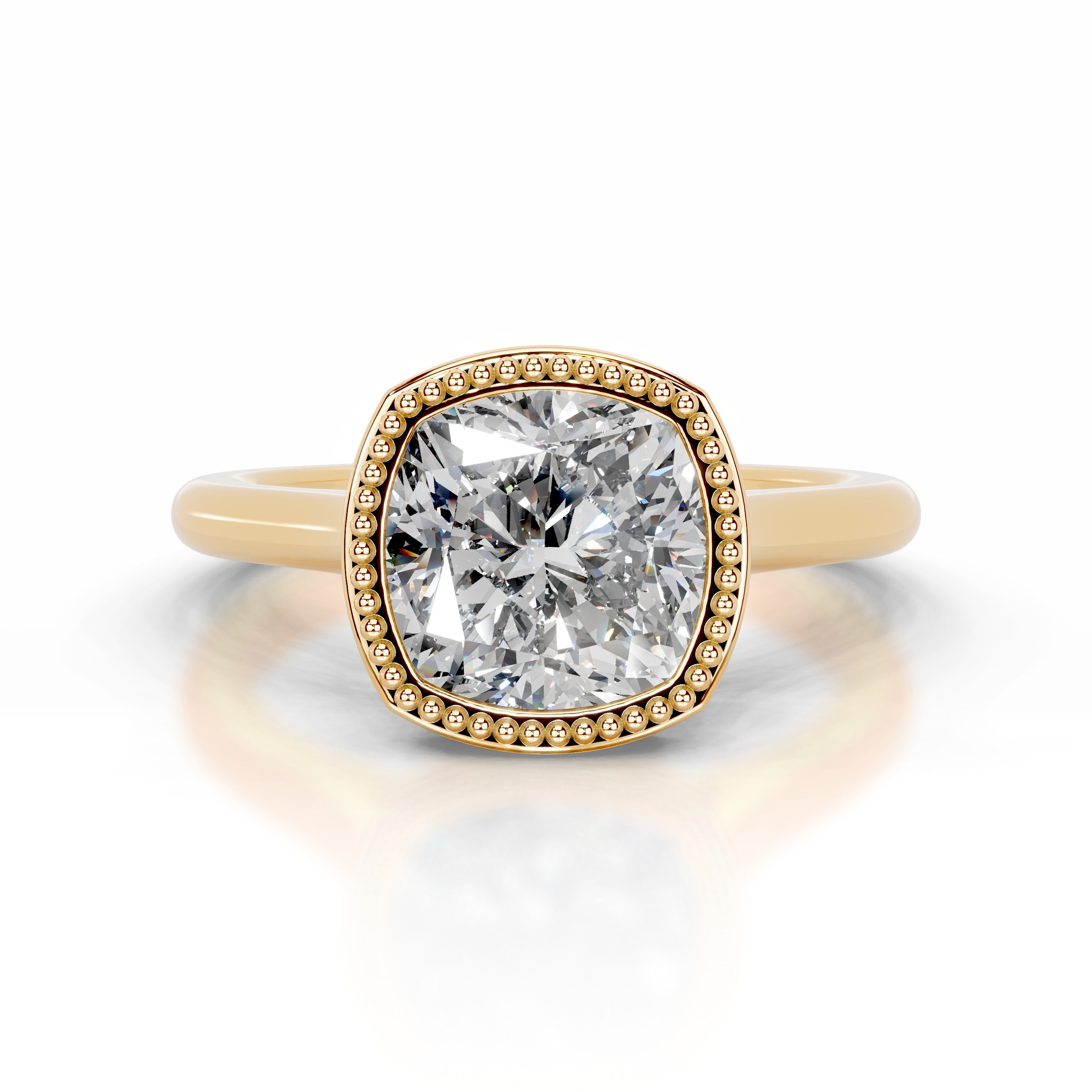 Matilda Diamond Engagement Ring - 18K Yellow Gold