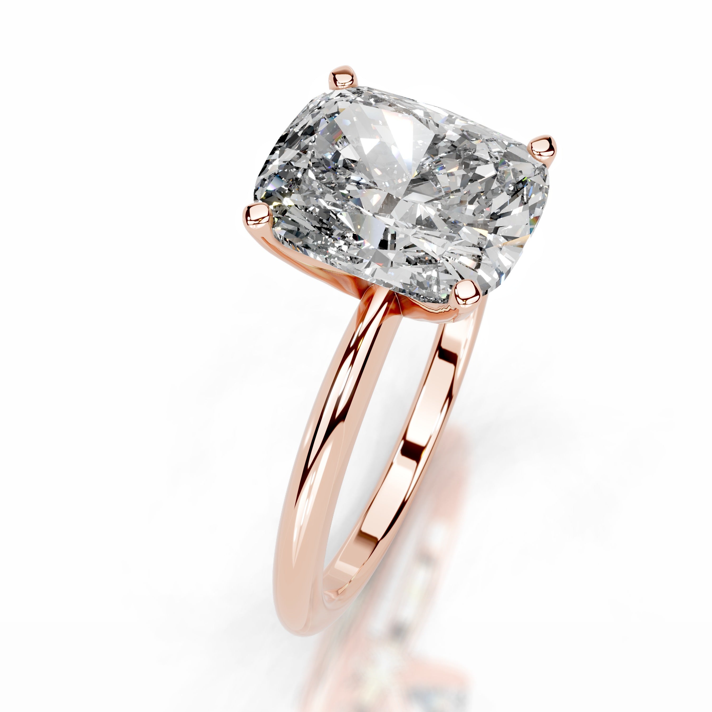 Jael Diamond Engagement Ring - 14K Rose Gold