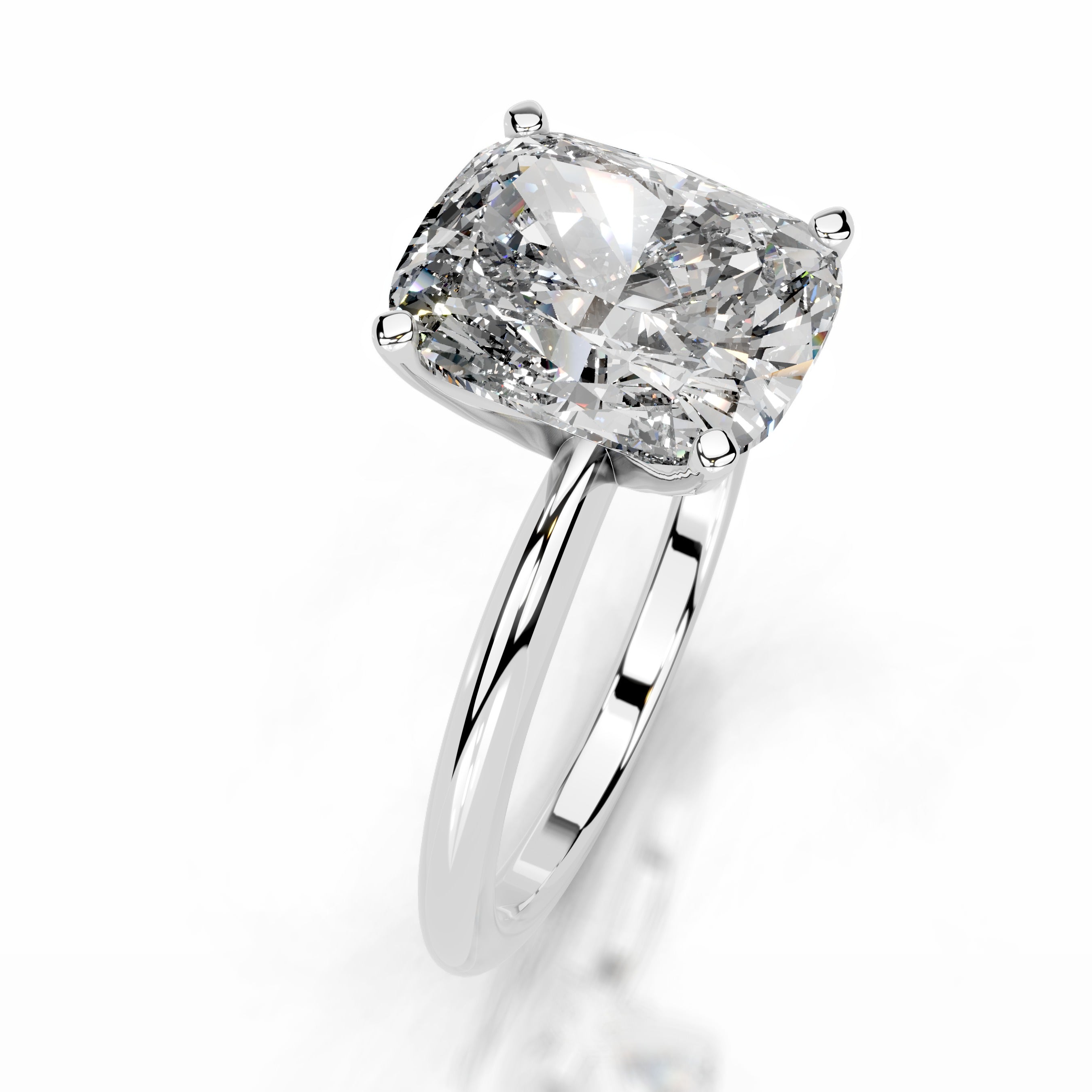 Jael Diamond Engagement Ring - 14K White Gold