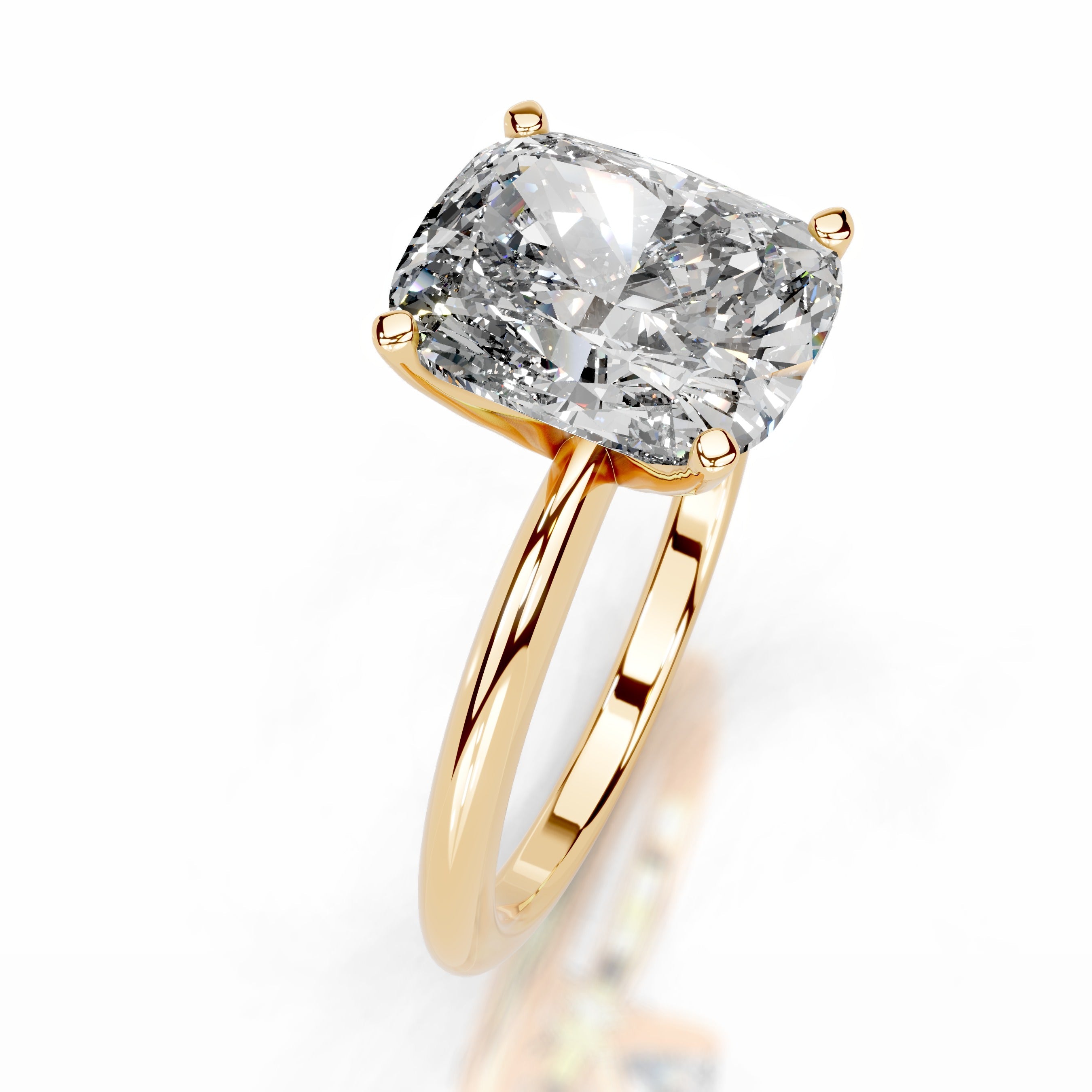 Jael Lab Grown Diamond Ring - 18K Yellow Gold (RTS)