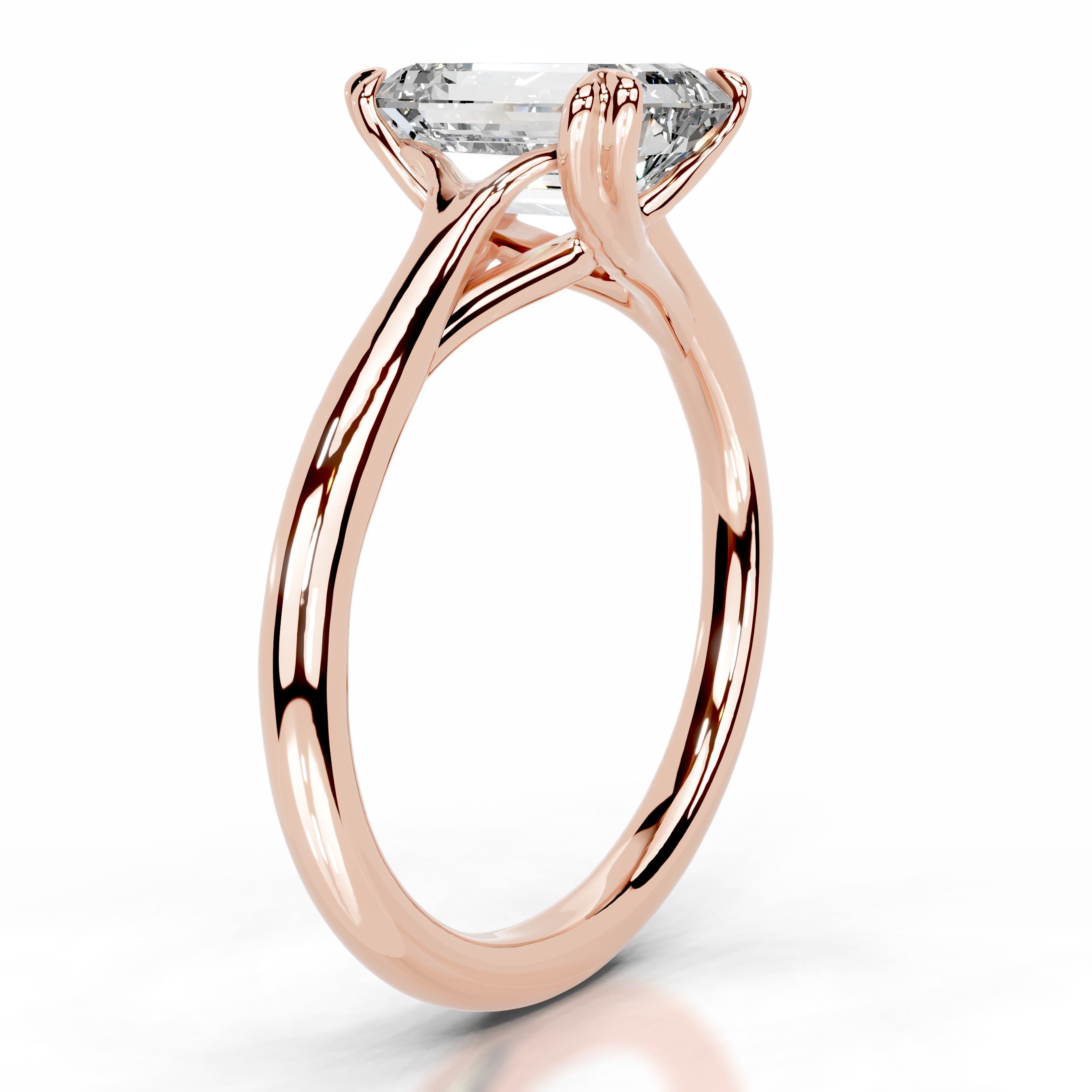 Moriah Lab Grown Diamond Ring  - 14K Rose Gold