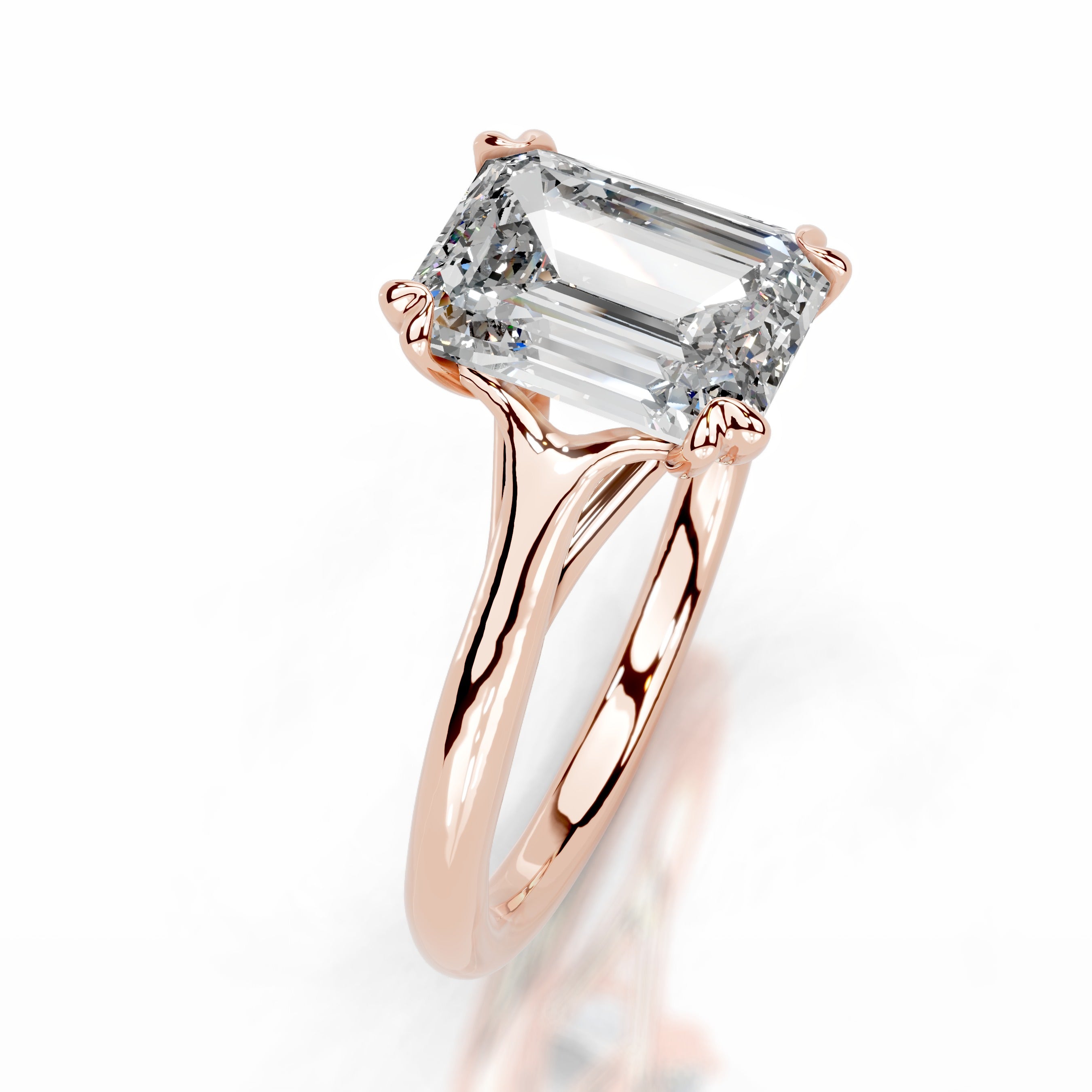 Moriah Diamond Engagement Ring  - 14K Rose Gold