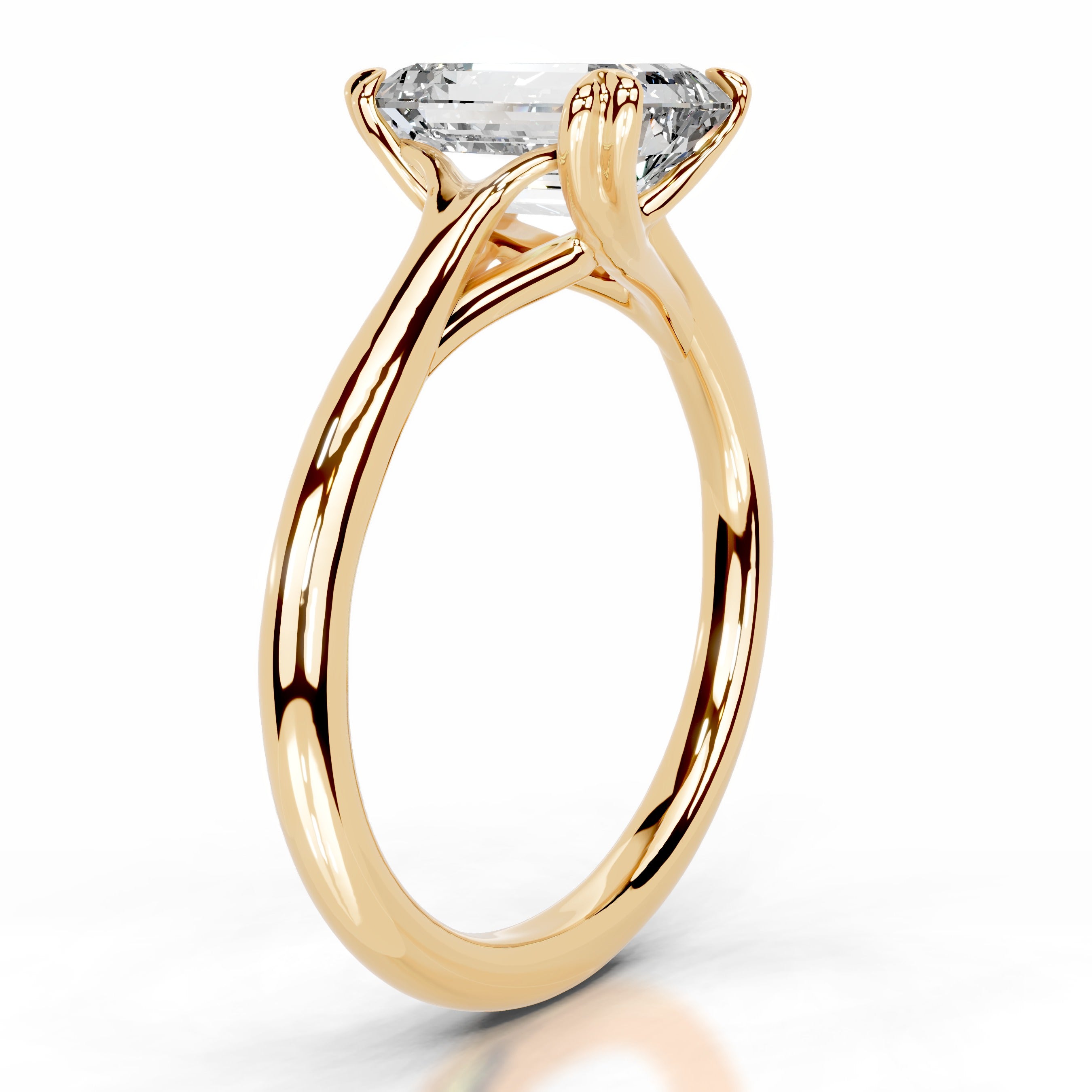 Moriah Lab Grown Diamond Ring  - 18K Yellow Gold