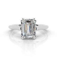 Moriah Diamond Engagement Ring - 18K White Gold