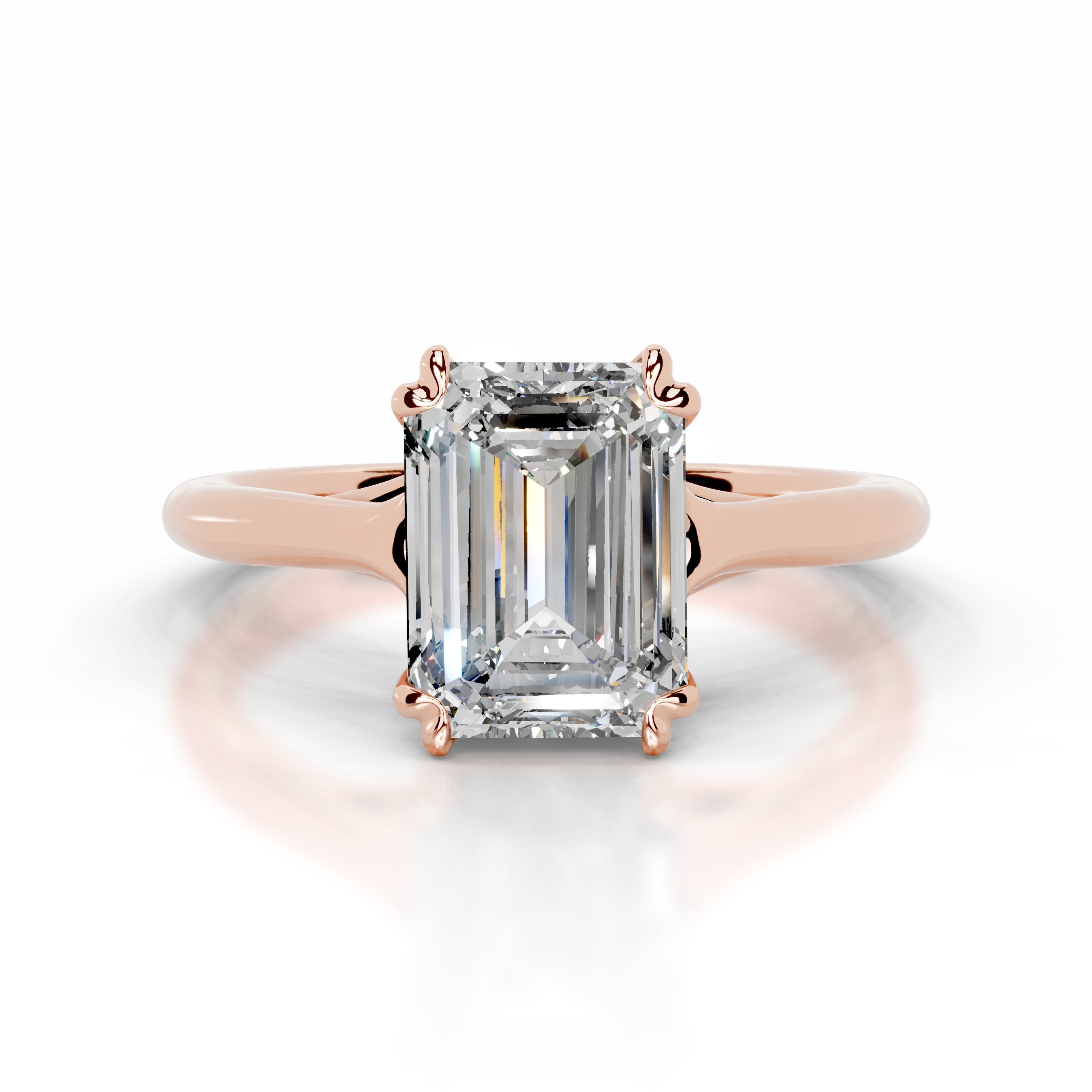 Moriah Diamond Engagement Ring  - 14K Rose Gold