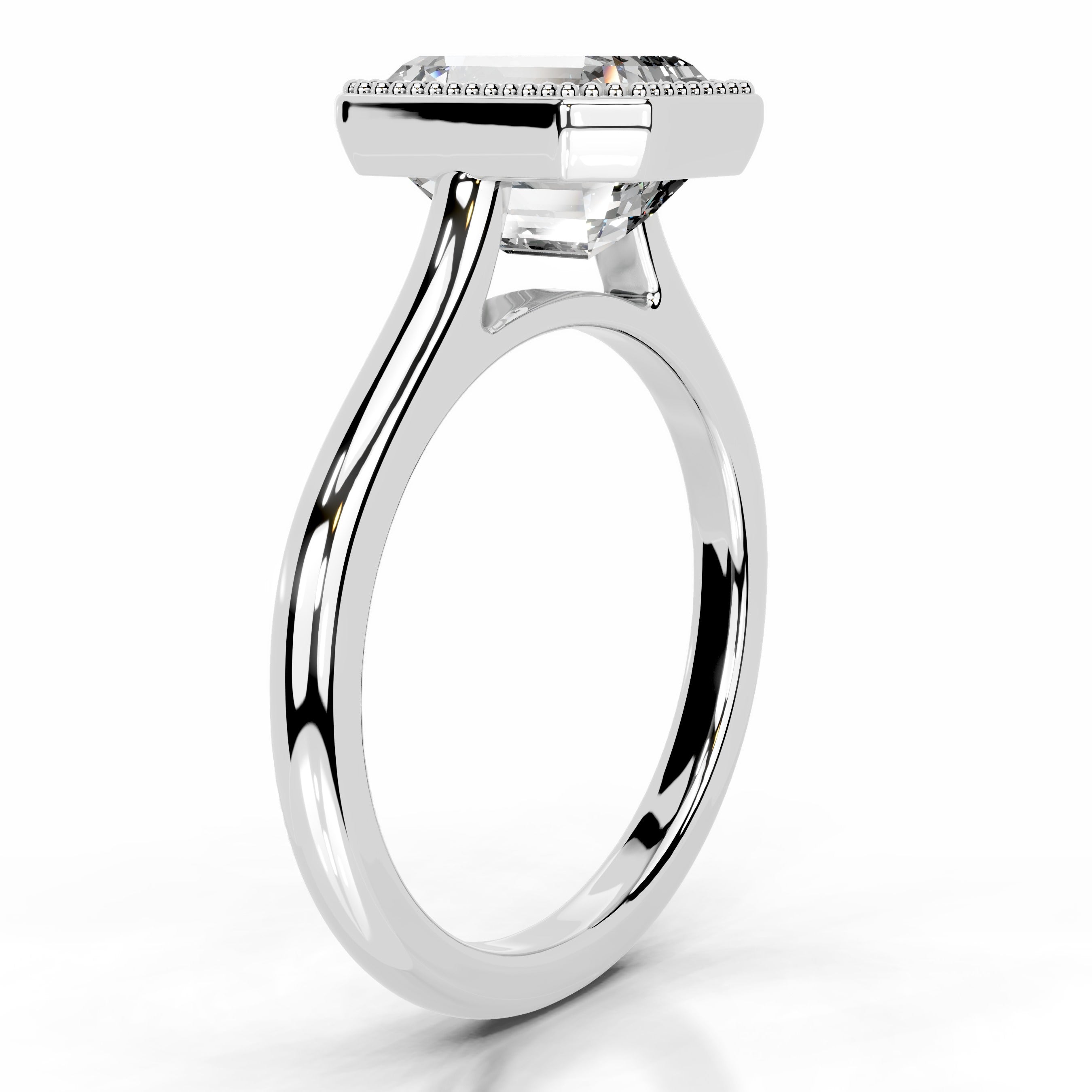 Eunice Lab Grown Diamond Ring - 18K White Gold