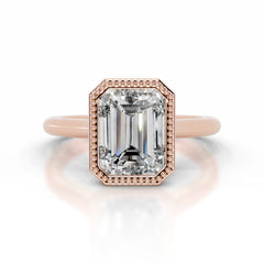 Eunice Diamond Engagement Ring - 14K Rose Gold