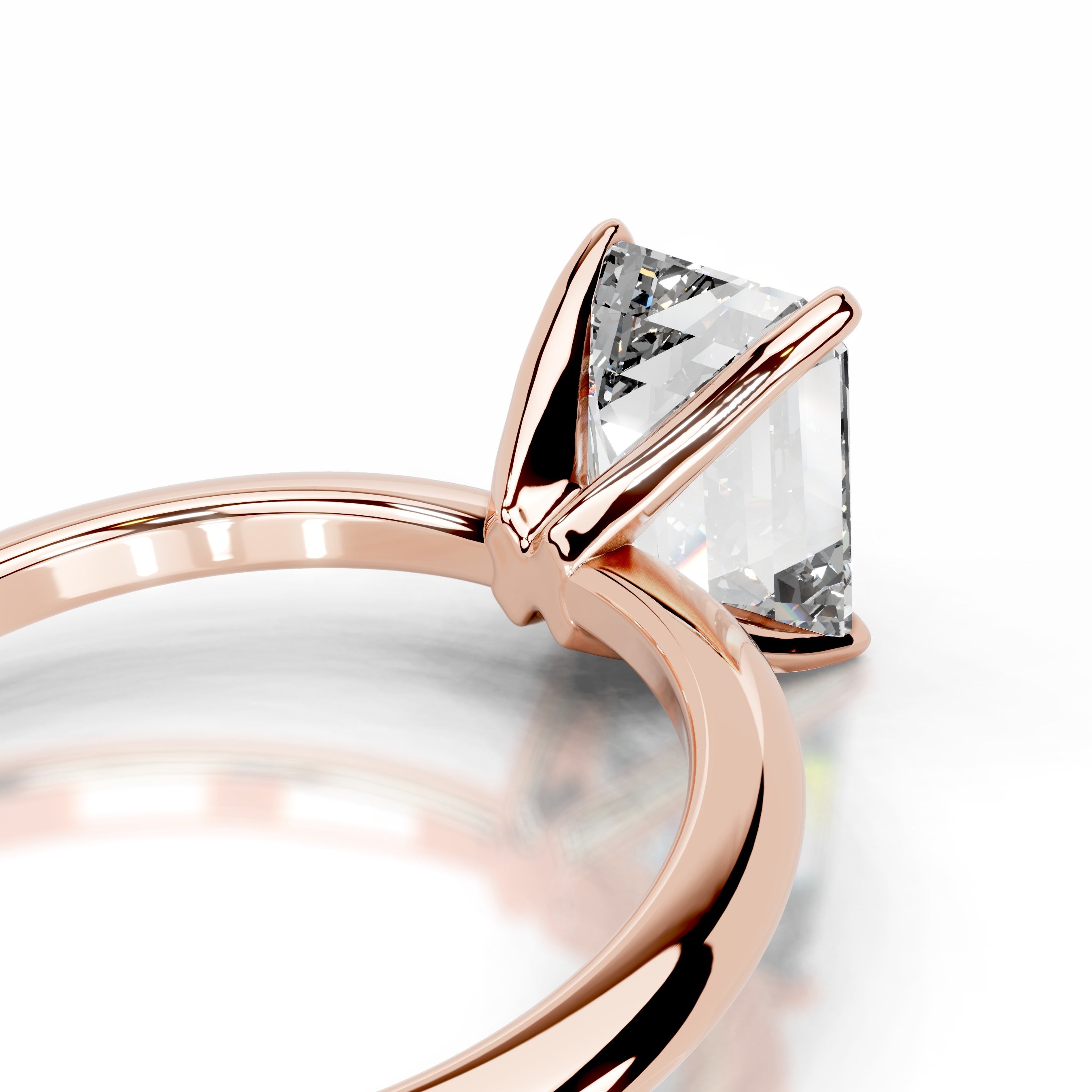 Philomena Diamond Engagement Ring - 14K Rose Gold