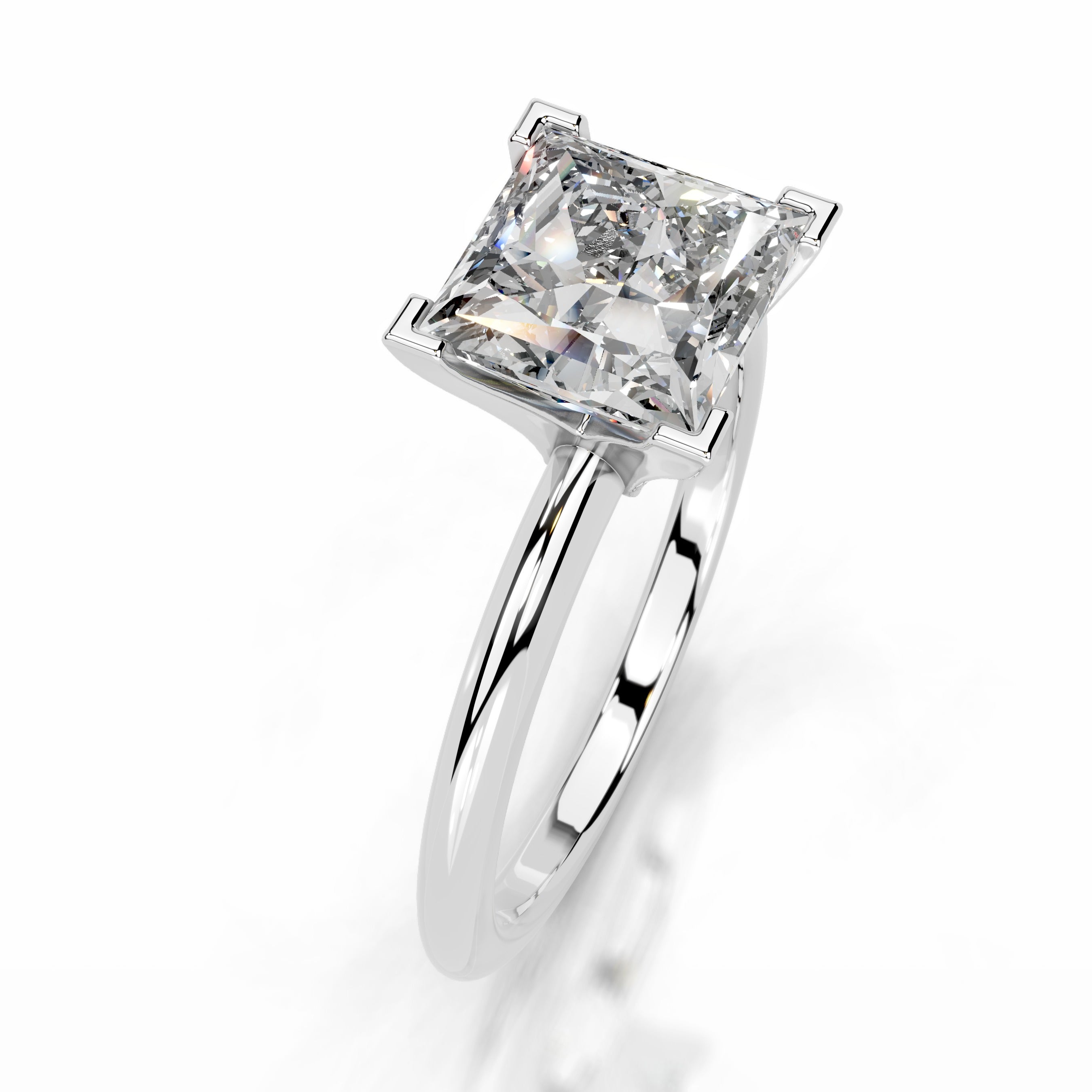 Mila Diamond Engagement Ring  - 18K White Gold