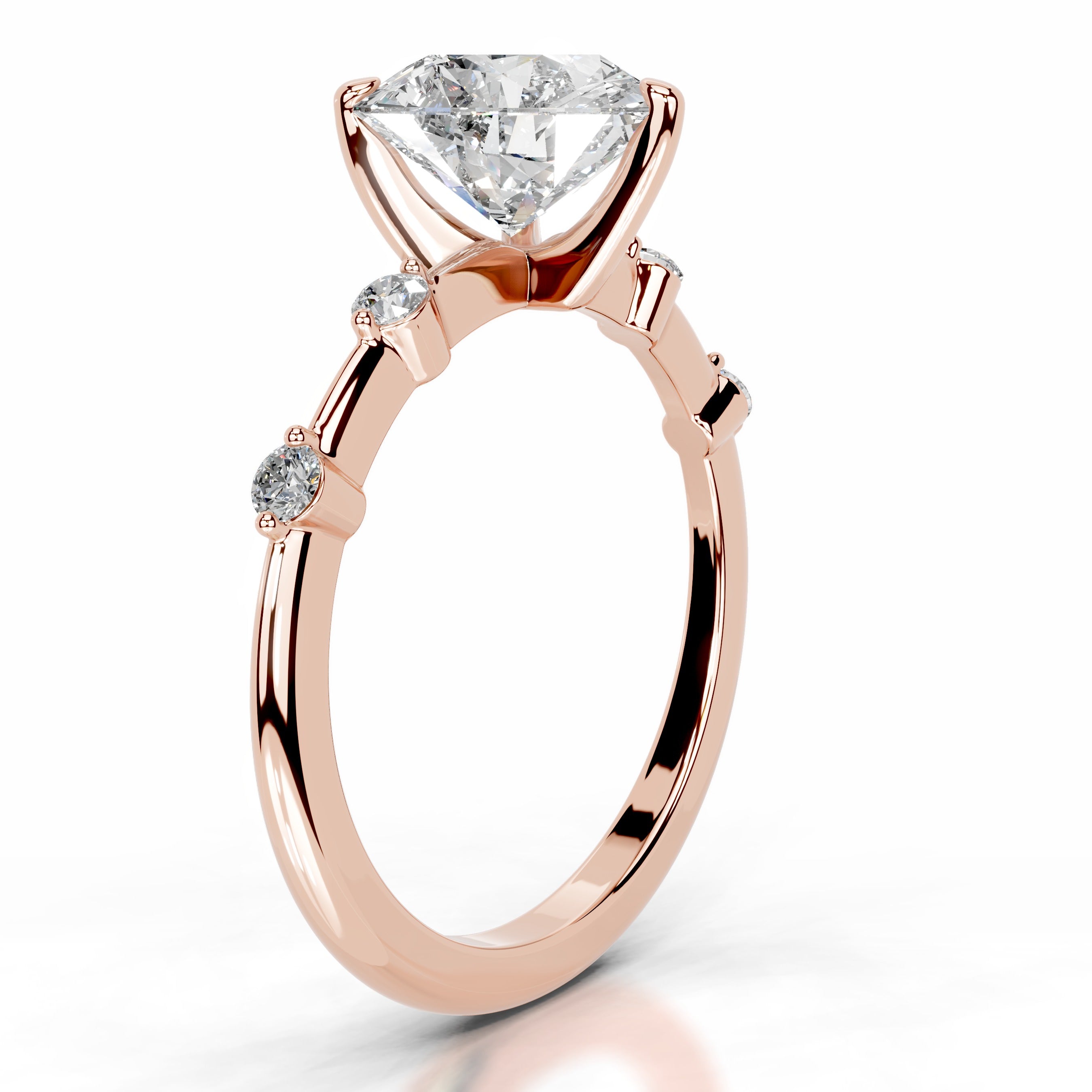 Ninnette Diamond Engagement Ring - 14K Rose Gold