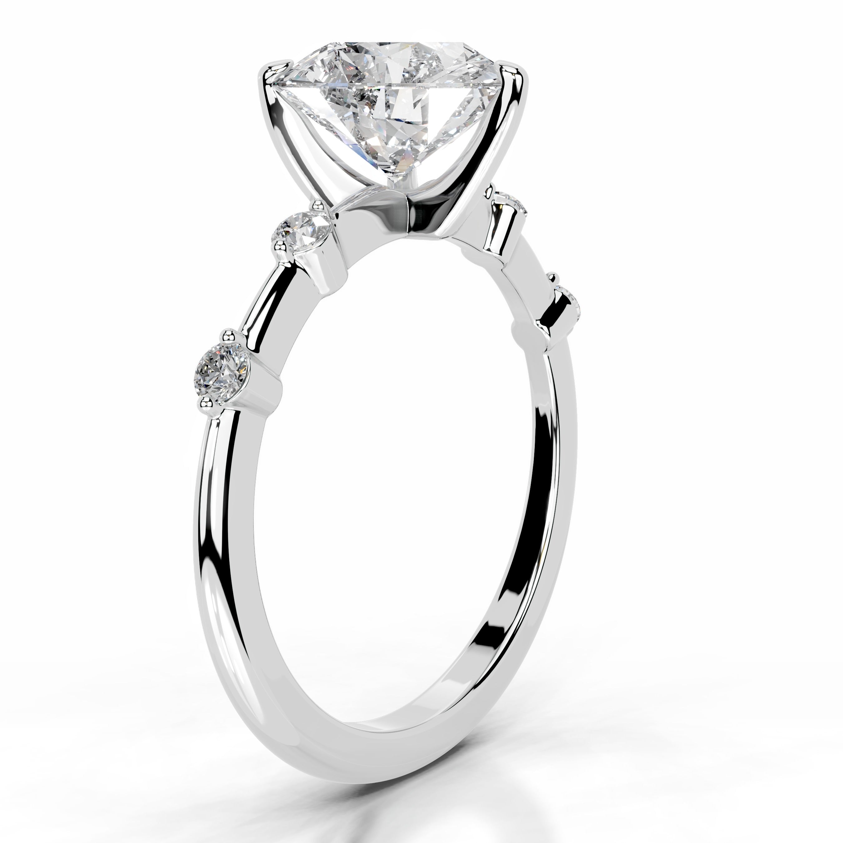 Ninnette Diamond Engagement Ring - Platinum