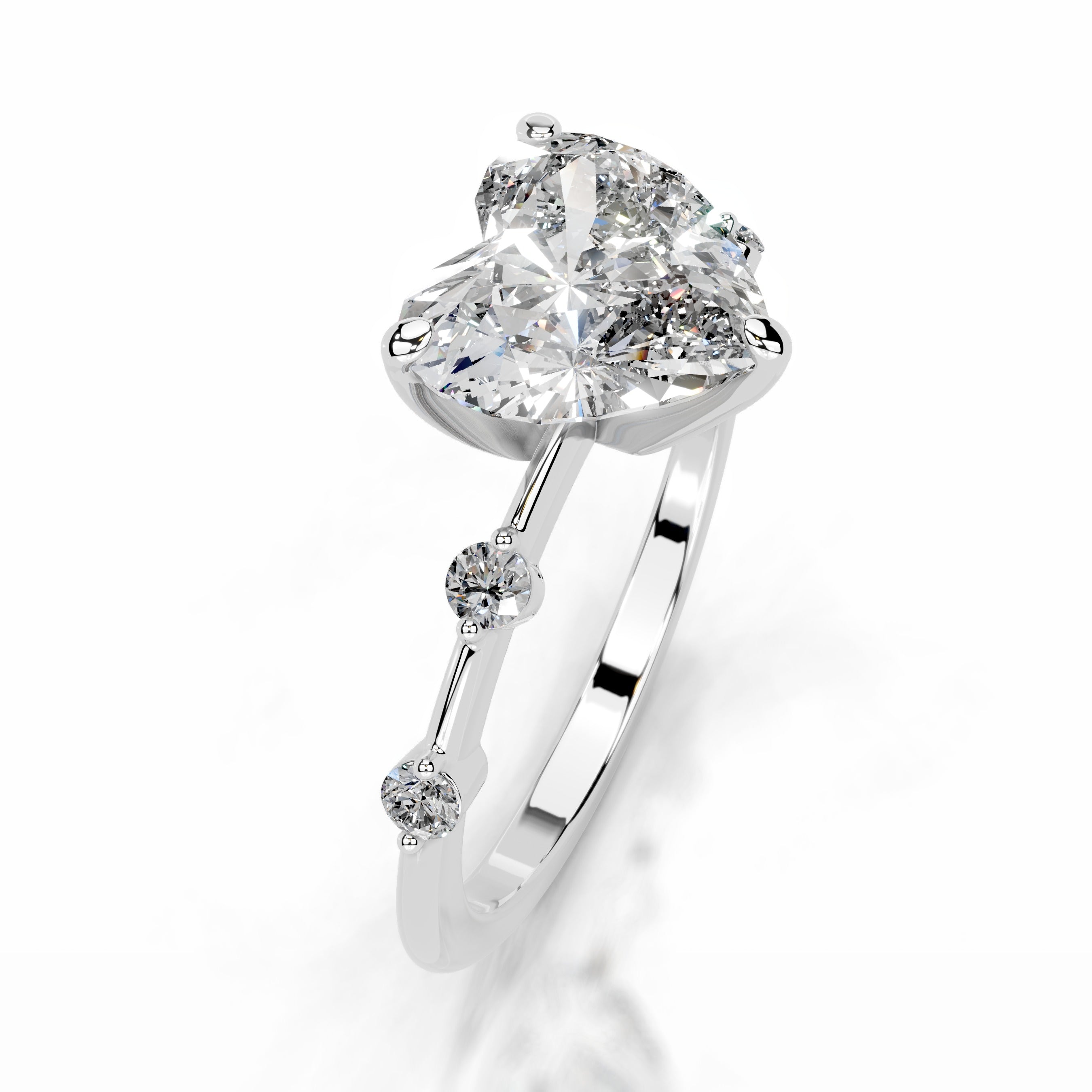 Ninnette Diamond Engagement Ring - Platinum