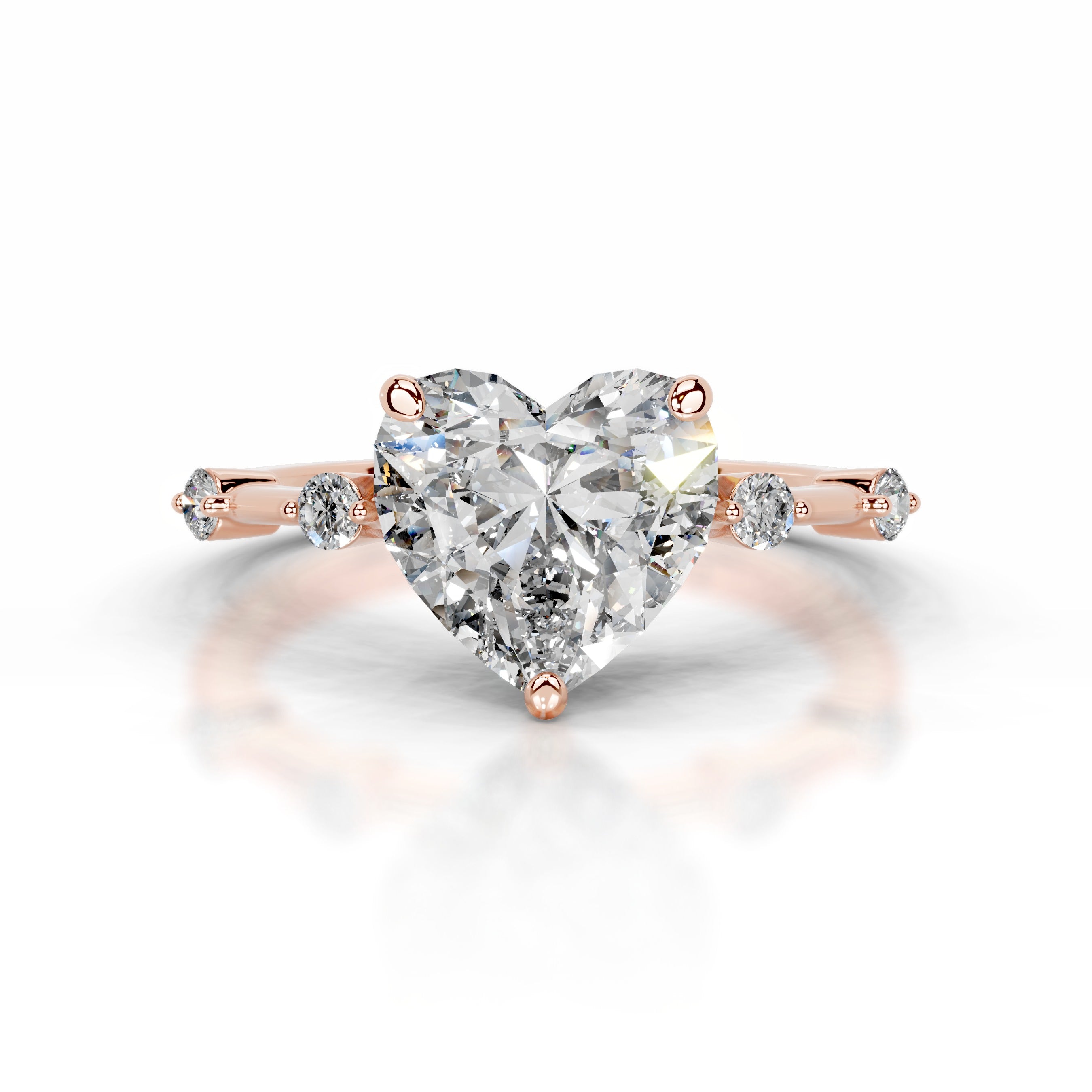 Ninnette Diamond Engagement Ring - 14K Rose Gold