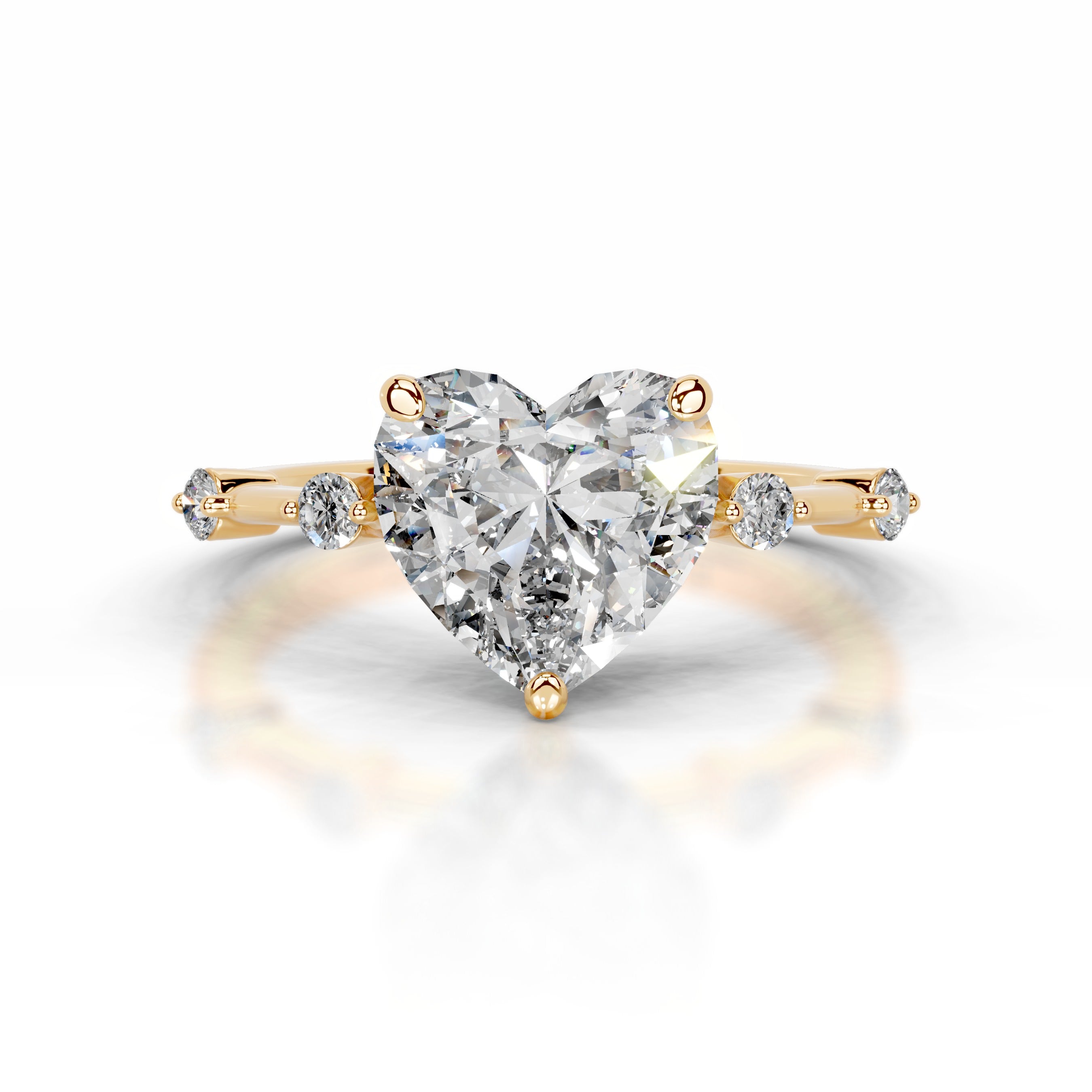 Ninnette Diamond Engagement Ring - 18K Yellow Gold